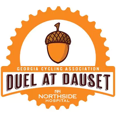 youth mountain bike racing Duel at Daucet Race logo